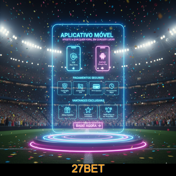 Baixe 27BET e reivindique bônus